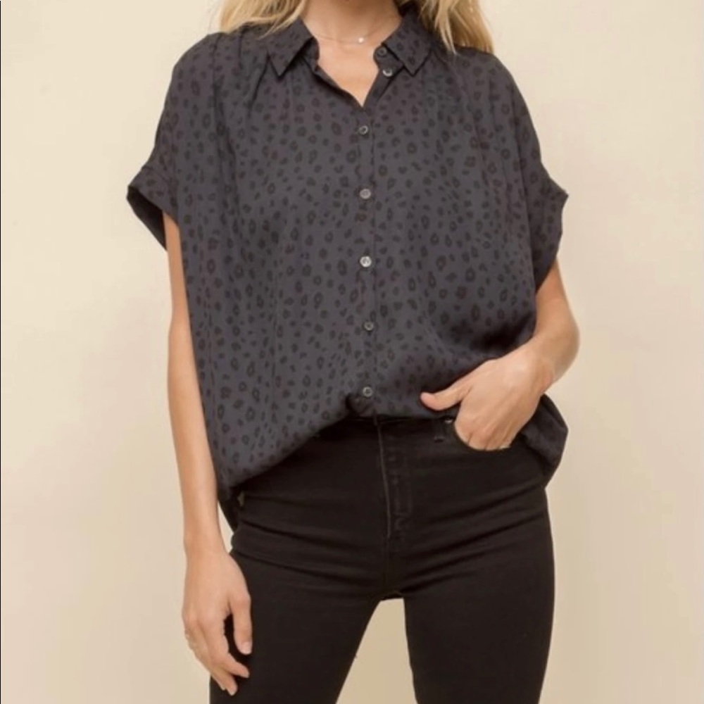 Animal Print Top size medium